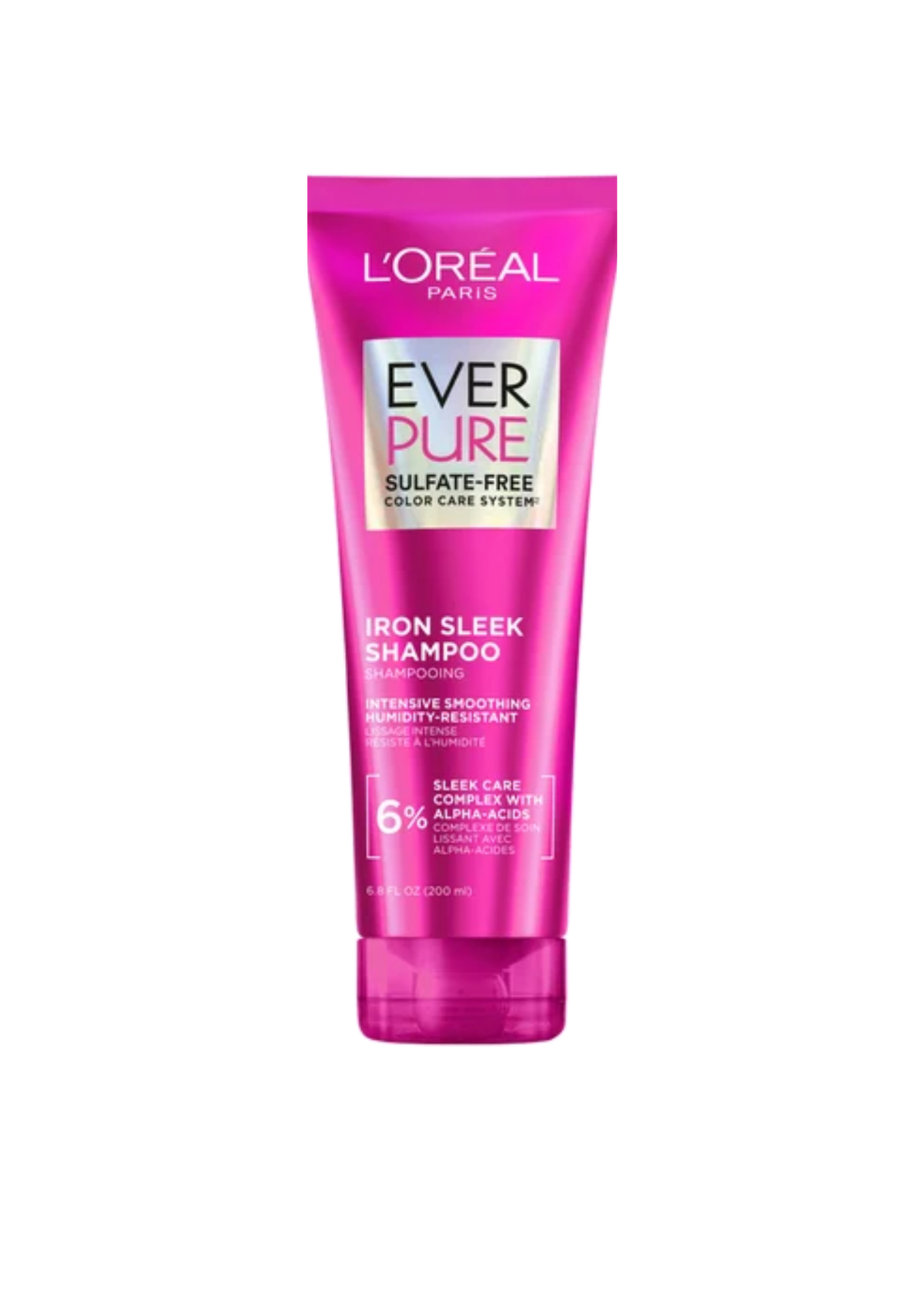 Sulfate Free Iron Sleek Smoothing Shampoo for Frizzy Hair