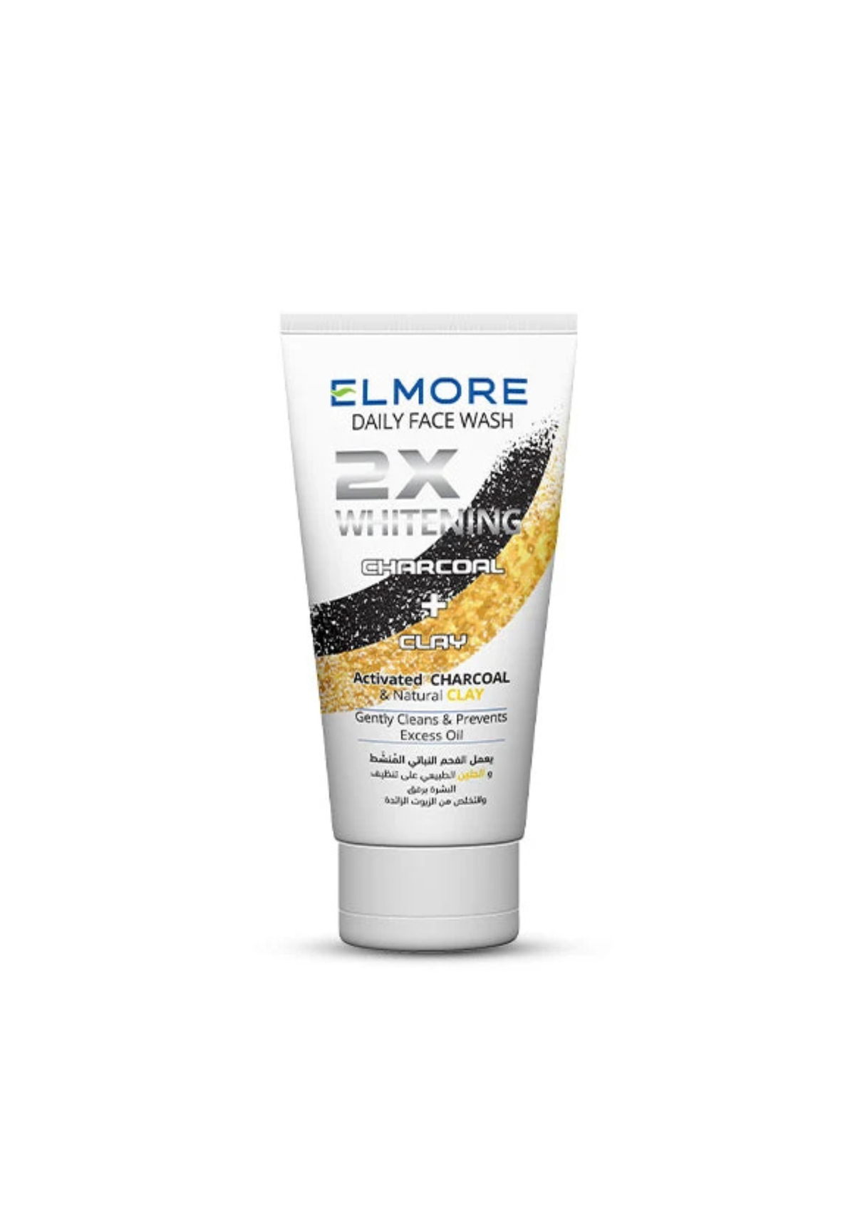 Elmore Charcoal + Clay 2X Whitening Daily Face Wash