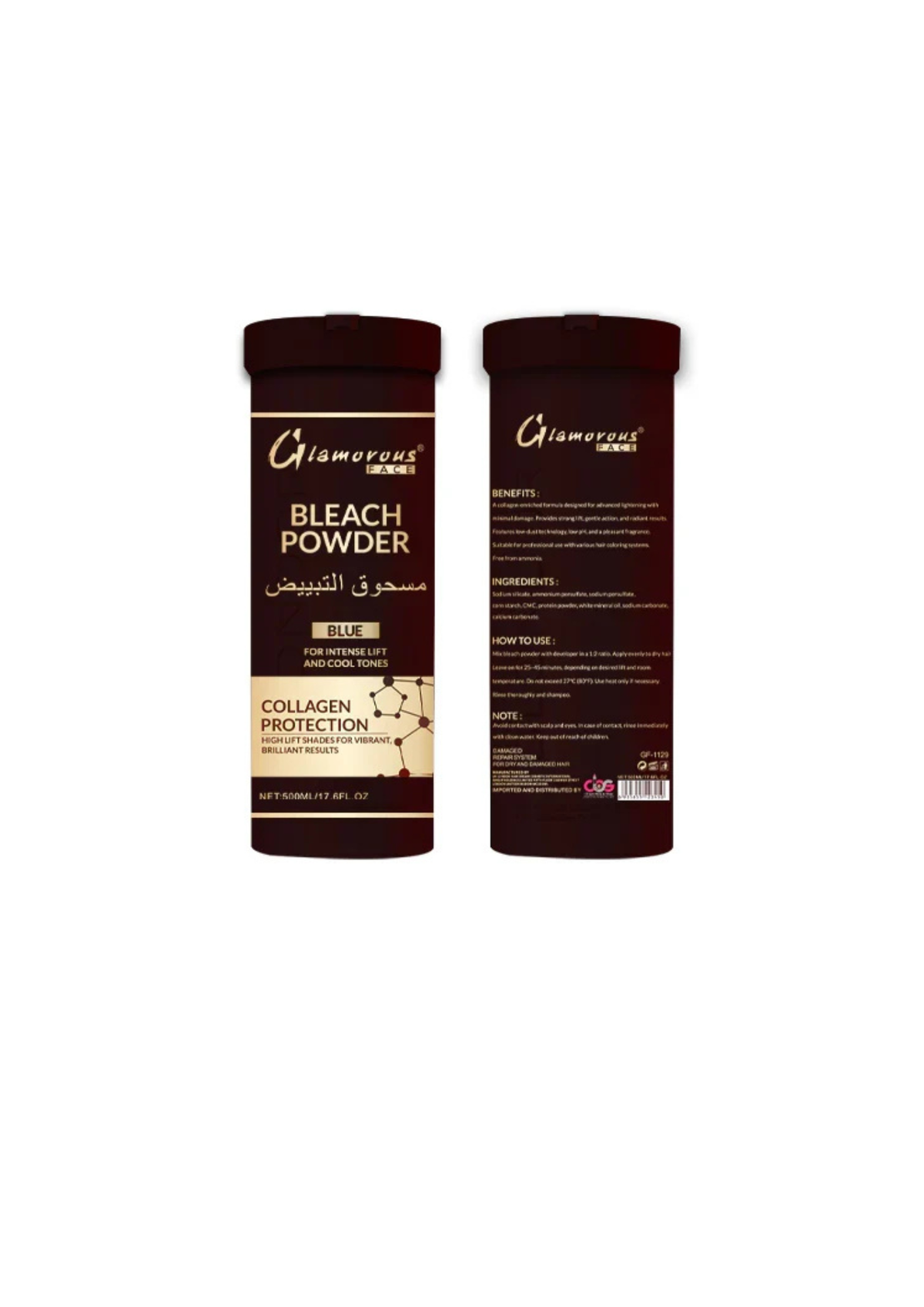 Glamorous Face Bleach Powder Blue