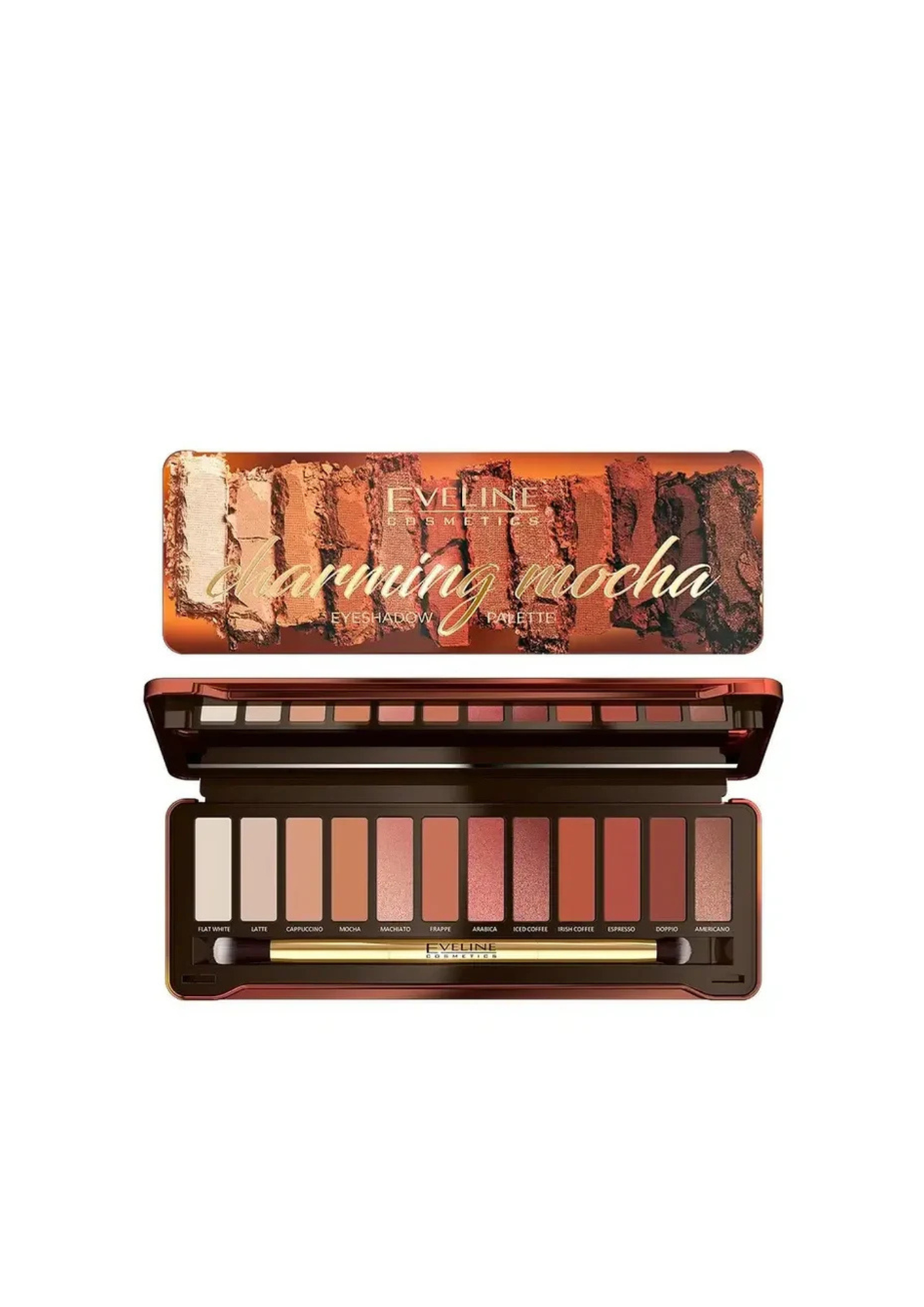 Charming Mocha Eyeshadow Palette - 12 colors