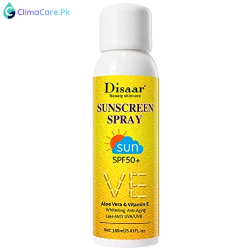 AINCHUN BEAUTY Sunscreen Spray SPF50+ Aloe Vera & Vitamin E 160ml
