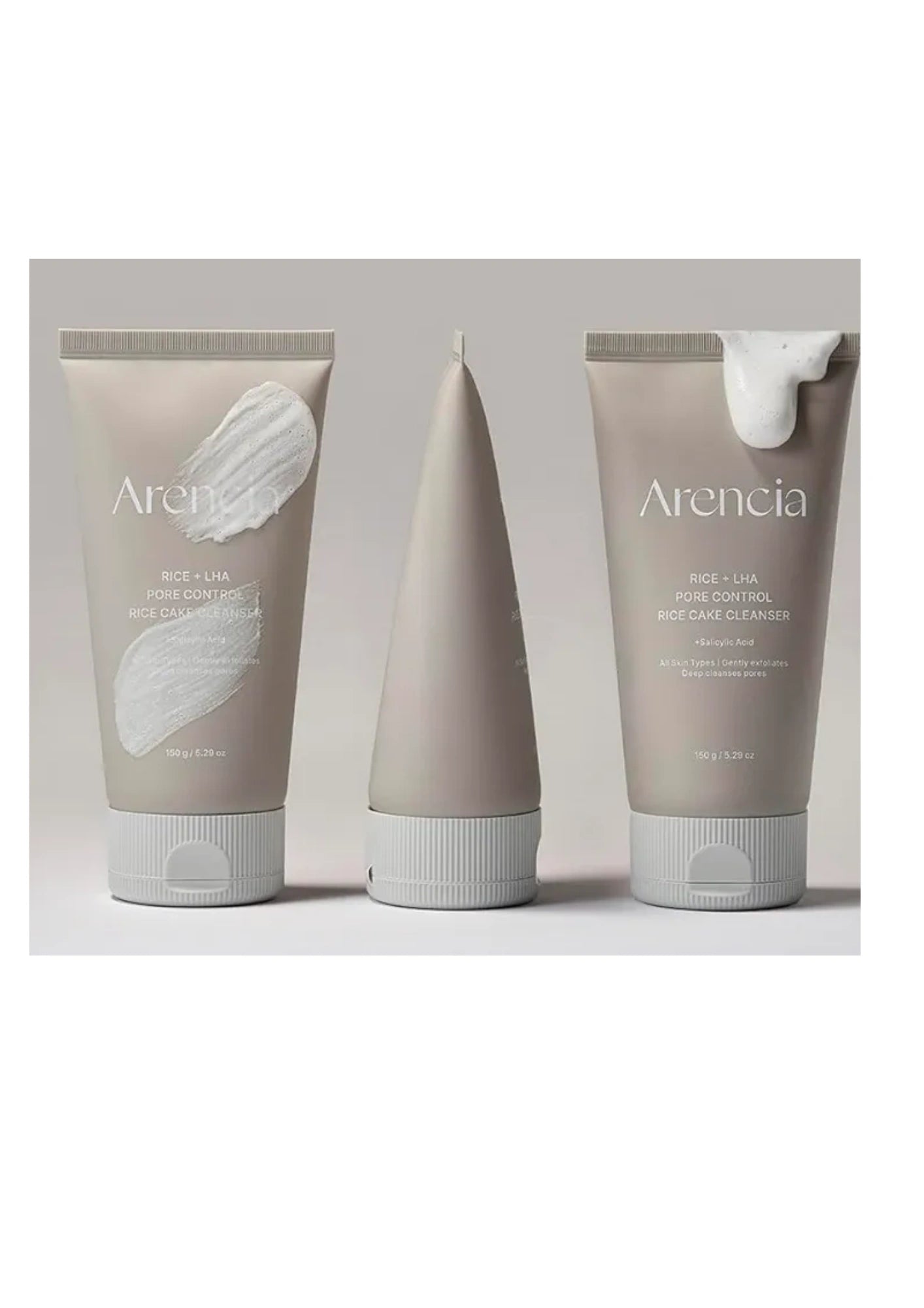 ARENCIA Rice + LHA Pore Control Rice Cake Cleanser