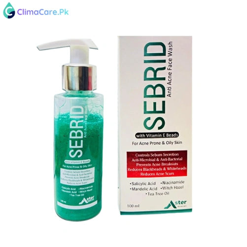 ASTER DERMA CARE Sebrid Anti Acne Face Wash