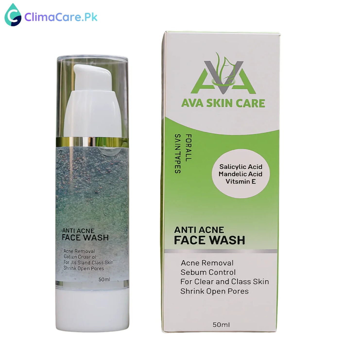 AVA ANTI-ACNE FACE WASH