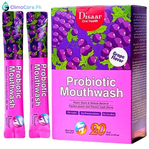 DISAAR BEAUTY Probiotic Mouthwash Grape 20pcs