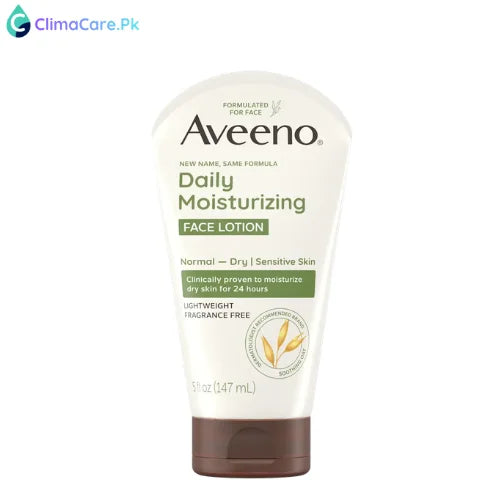 Aveeno Daily Moisturizing Face Lotion for Dry Skin, Oat