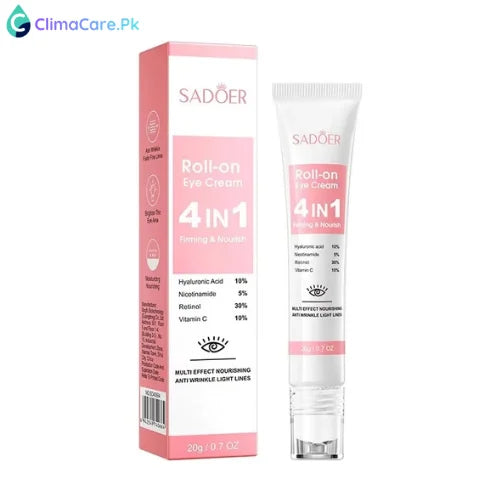 BIOAQUA 4 IN 1 Roll On Eye Cream - Firming & Nourishing 20g