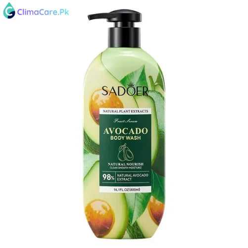 BIOAQUA Avocado Body Wash Natural Avocado Extracts 400ml