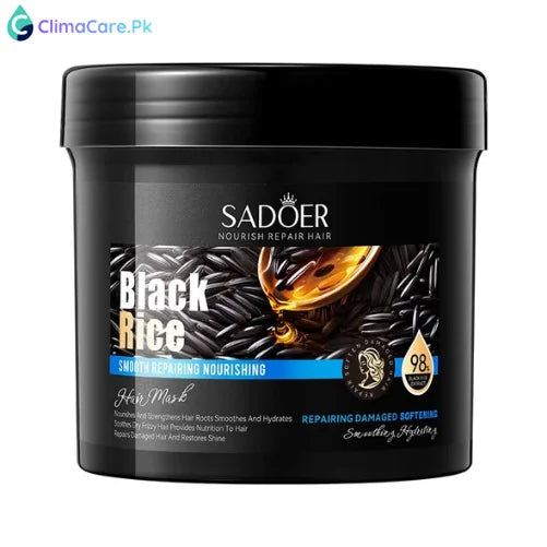 BIOAQUA Black Rice Smooth Repairing Hair Mask 500gm