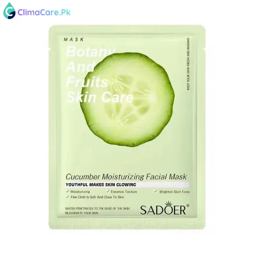 BIOAQUA Botany And Fruits Cucumber Moisturizing Face Sheet Mask