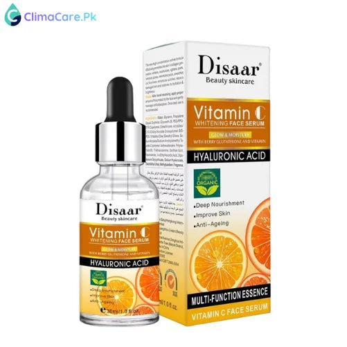 Bioaqua Vitamin C Serum - Whitening & Anti-Aging with Hyaluronic Acid - 30ml