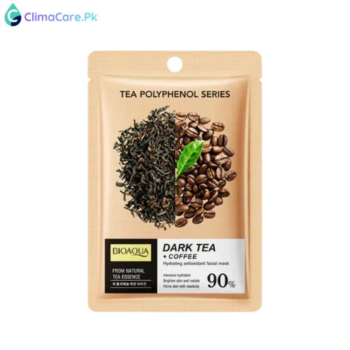 Bioaqua Dark Tea & Coffee Hydrating Antioxidant Facial Sheet Mask 25ml