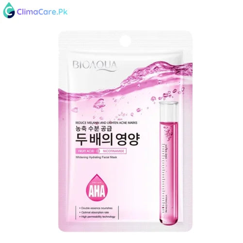 Bioaqua Fruit Acid Nicotinamide Whitening Hydrating Face Sheet Mask