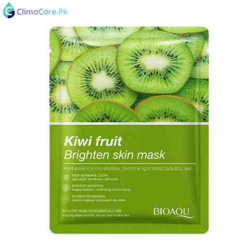 Bioaqua Kiwi Fruit Brighten Skin Face Sheet Mask 25g