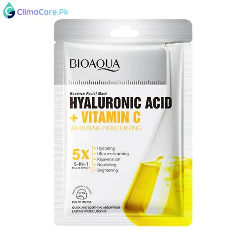 Bioaqua Hyaluronic Acid & Vitamin C Facial Sheet Mask