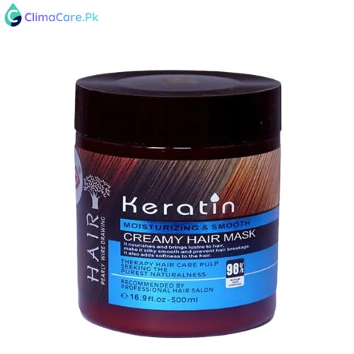 BIOAQUA Keratin Moisturizing Smooth Creamy Hair Mask 500ml