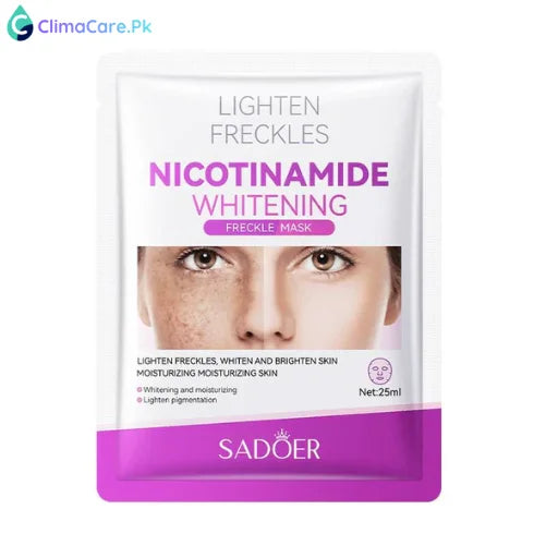 BIOAQUA Nicotinamide Whitening Freckle Moisturizing Facial Sheet Mask