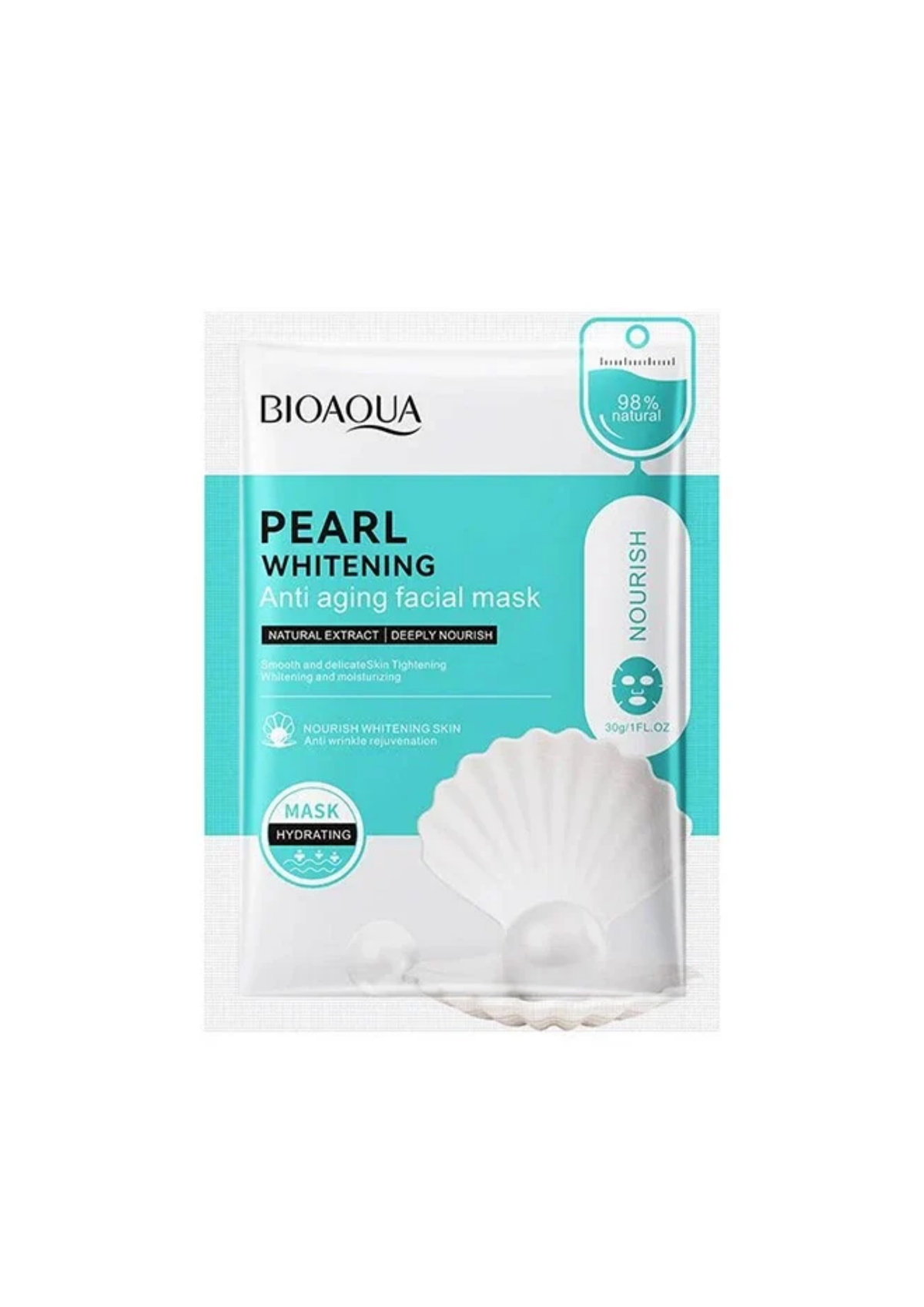 BIOAQUA Pearl Anti Oxygen Activating Nourish Facial Sheet Mask
