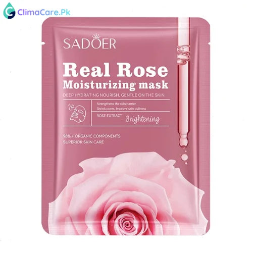 BIOAQUA Real Rose Deep Hydration Brightening Facial Sheet Mask