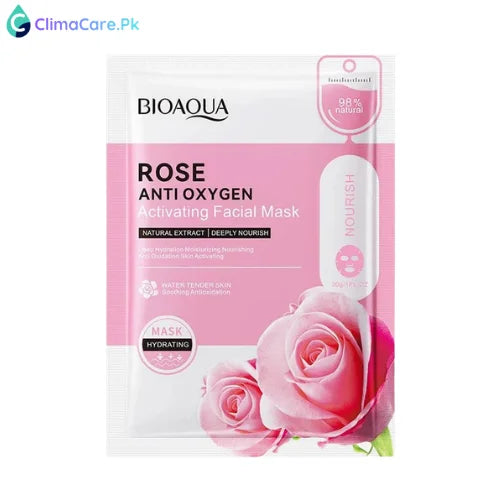 Bioaqua Rose Anti Oxygen Activating Nourish Facial Sheet Mask