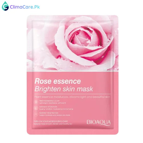 Bioaqua Rose Essence Brighten Skin Face Sheet Mask 25g