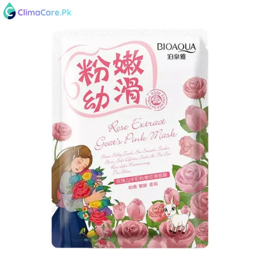 Bioaqua Rose Extract Plant Essence Facial Sheet Mask