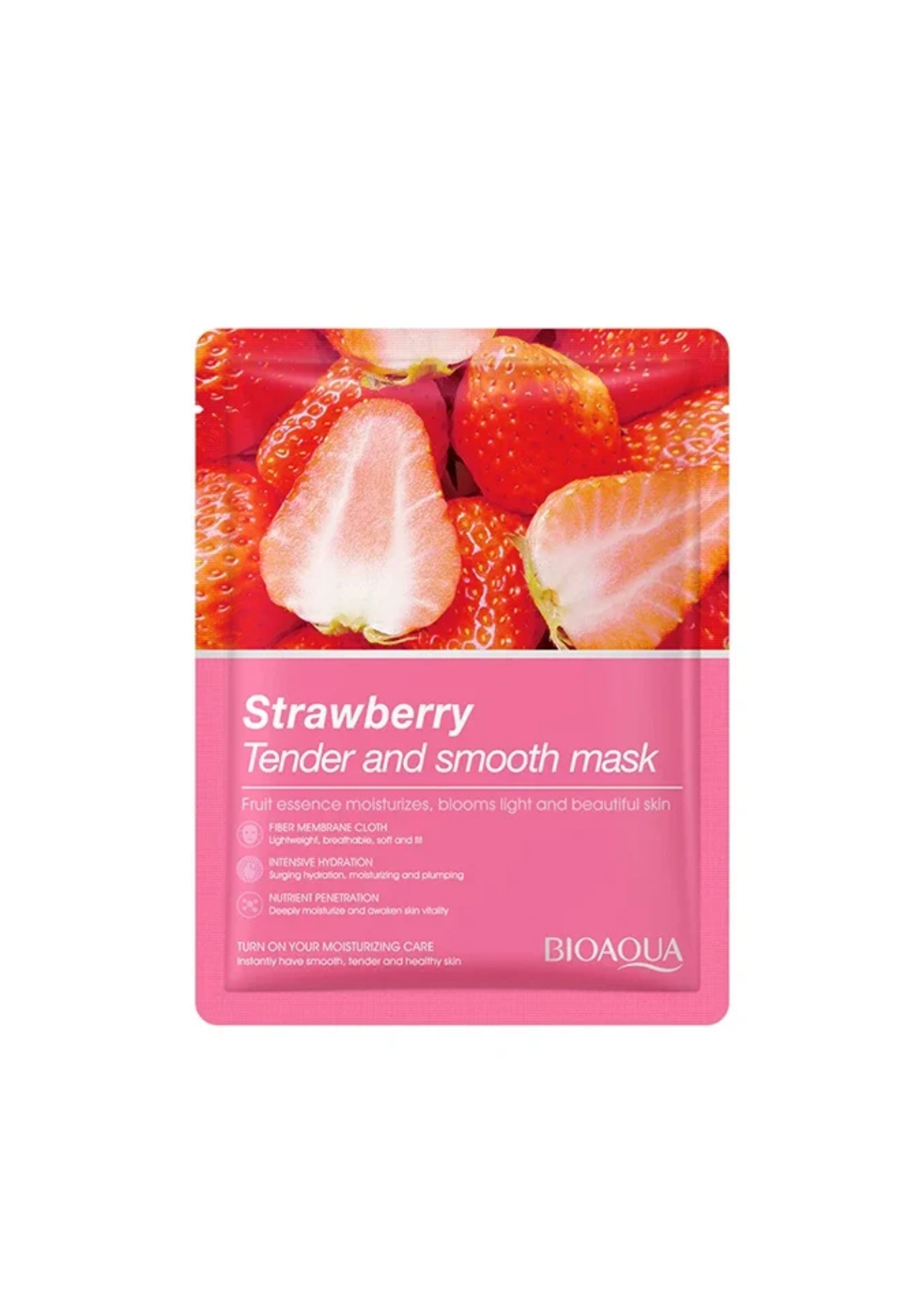 BIOAQUA Strawberry Tender Smooth Face Sheet Mask 25ml