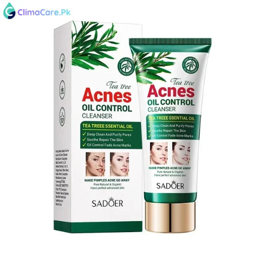 BIOAQUA Tea Tree Acne Oil Control Facial Cleanser 100g