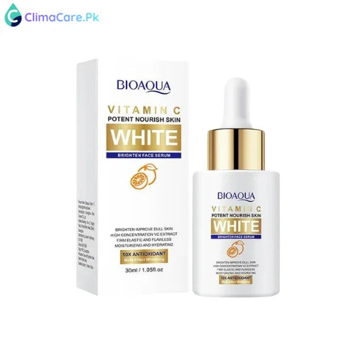 Bioaqua Vitamin C White Brighten Face Serum - 10X Antioxidant - 30ml