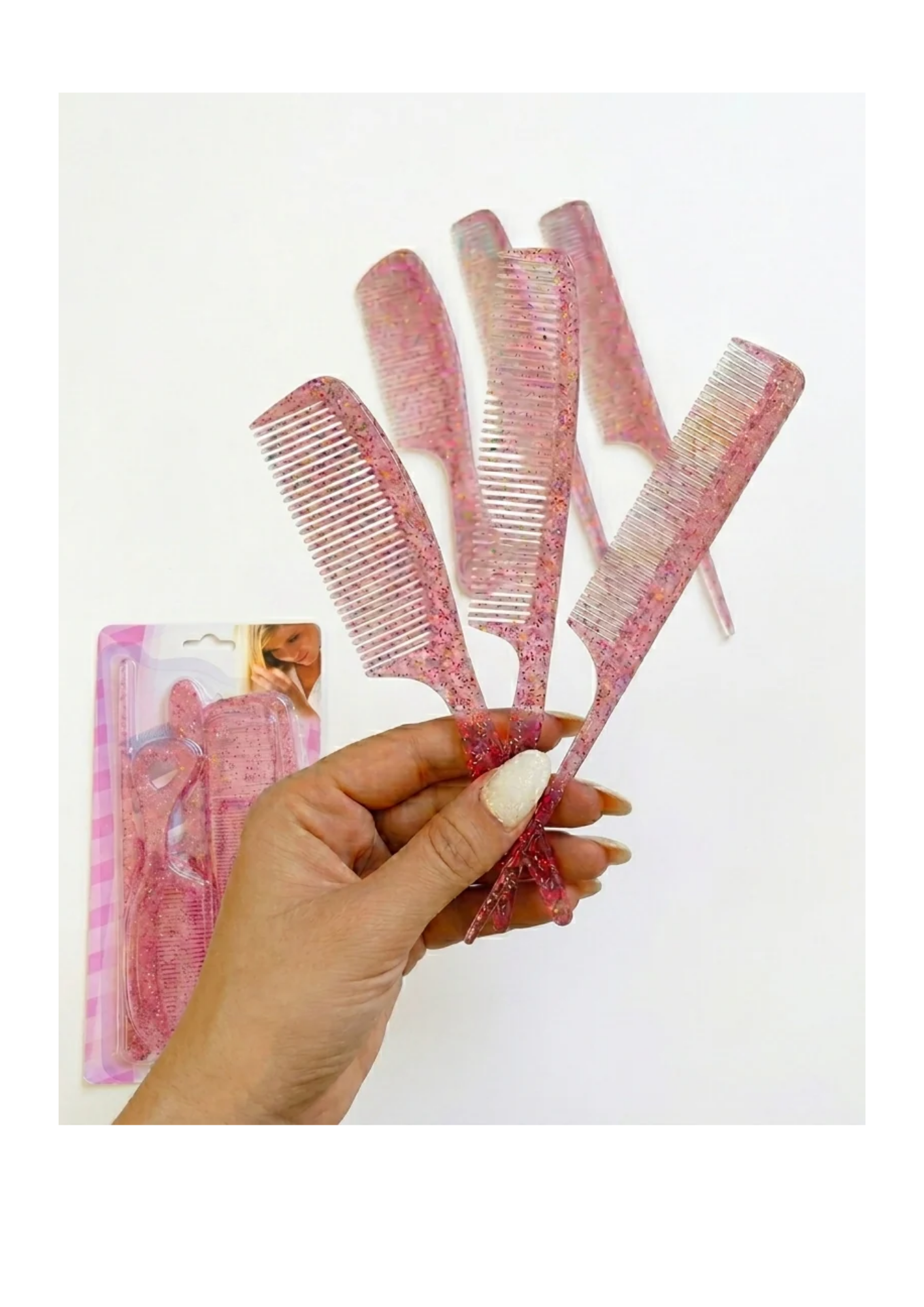 B&B Derma Professional Glitter Comb Set