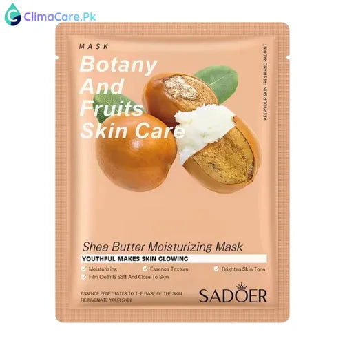 Bioaqua Botany And Fruits Shea Butter Moisturizing Face Sheet Mask