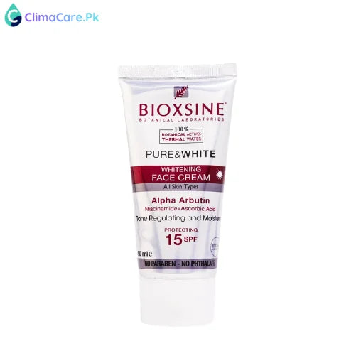 Glow Beauty Bioxsine Pure & White Whitening Face Cream - 50ml