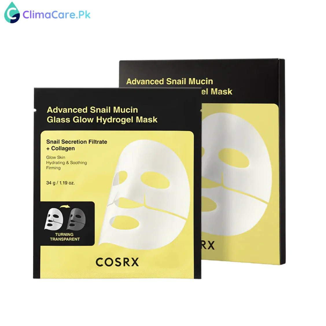 Cosrx Advanced Snail Mucin Glass Glow Hydrogel Mask_3ea