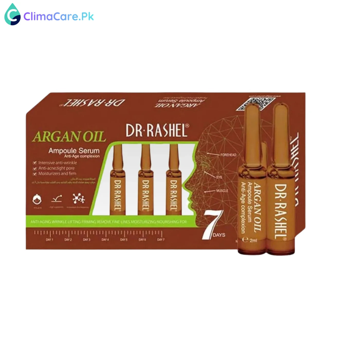 Dr Rashel Argan Oil Ampoule Serum, 7 Ampoules X 2ml