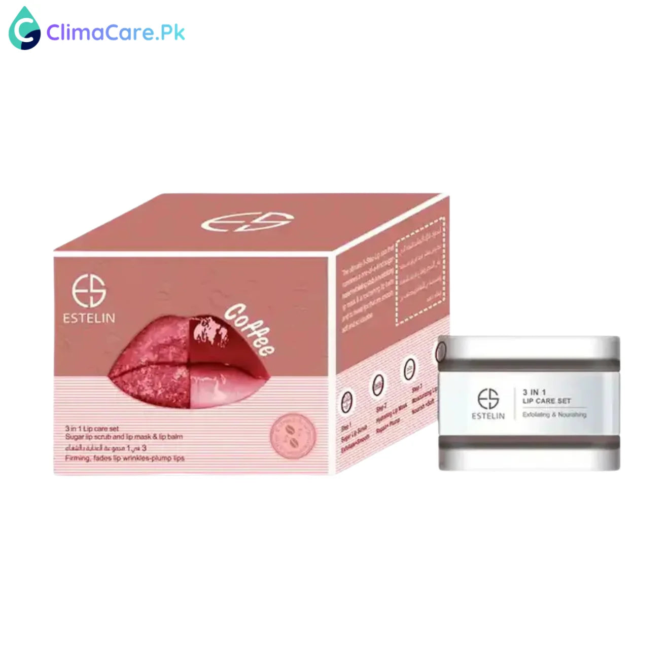DR RASHEL Estelin 3 In 1 Lip Care Set - Coffee 5g