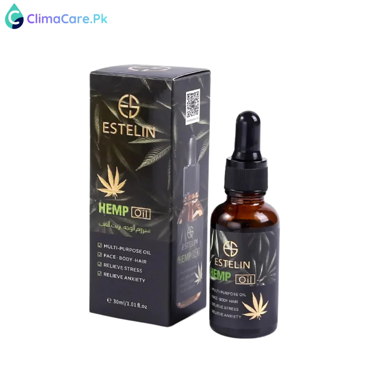 Dr Rashel Estelin Multi purpose Face Body & Hair Hemp Oil, 30ml