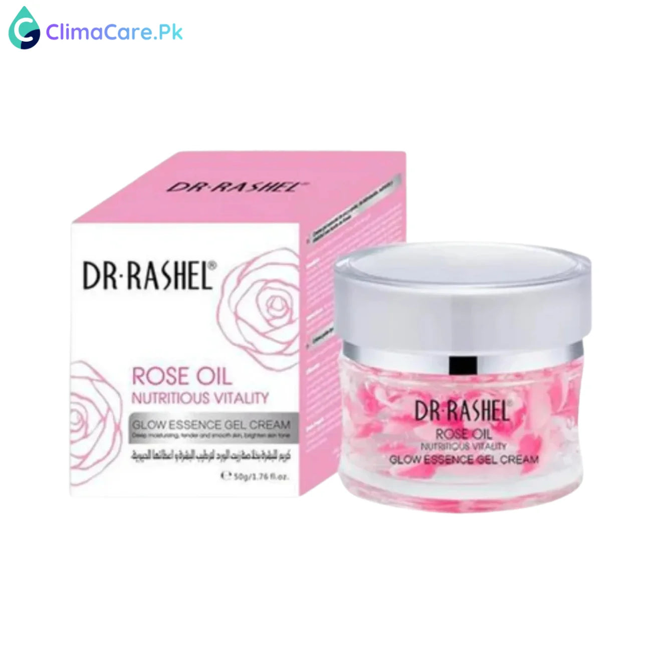 DR RASHEL ROSE OIL GLOW ESSENCE GEL CREAM, 50g