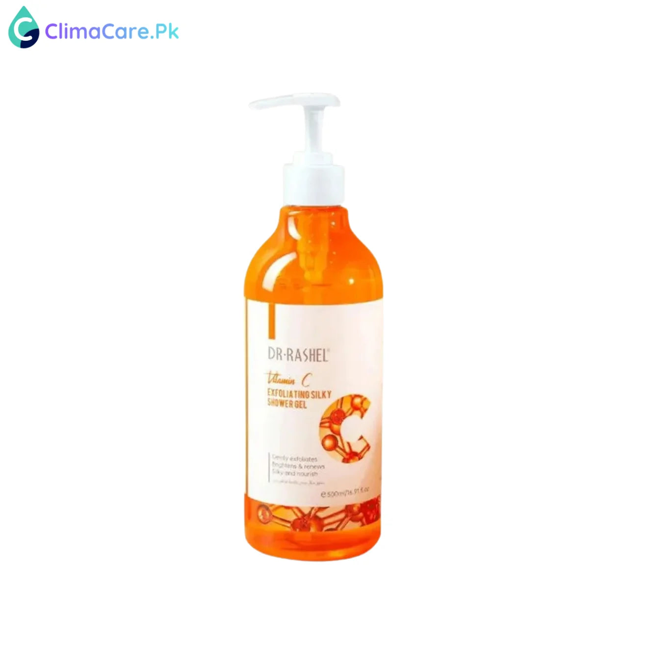 DR RASHEL vitamin C whitening Exfoliating silky shower gel 500ml