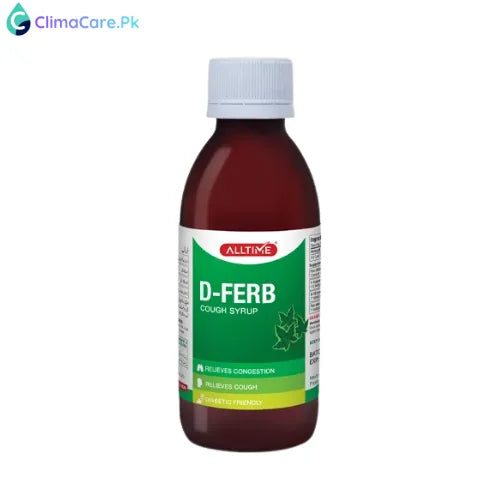 Essentials Healthcare D-Ferb Cough Syrup – Sugar Free & Non-Sedative