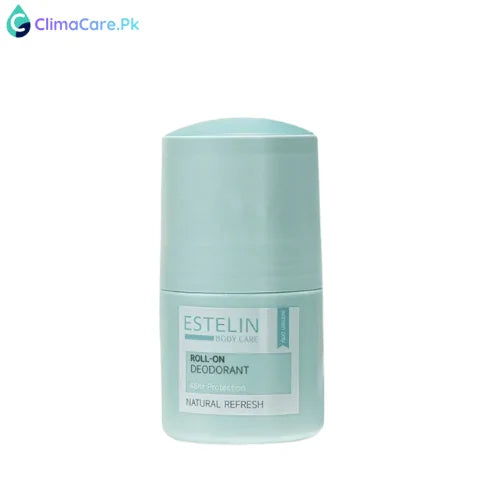 ESTELIN Anti Perspirant Roll on Deodorant – Natural Refresh – 48Hr Protection
