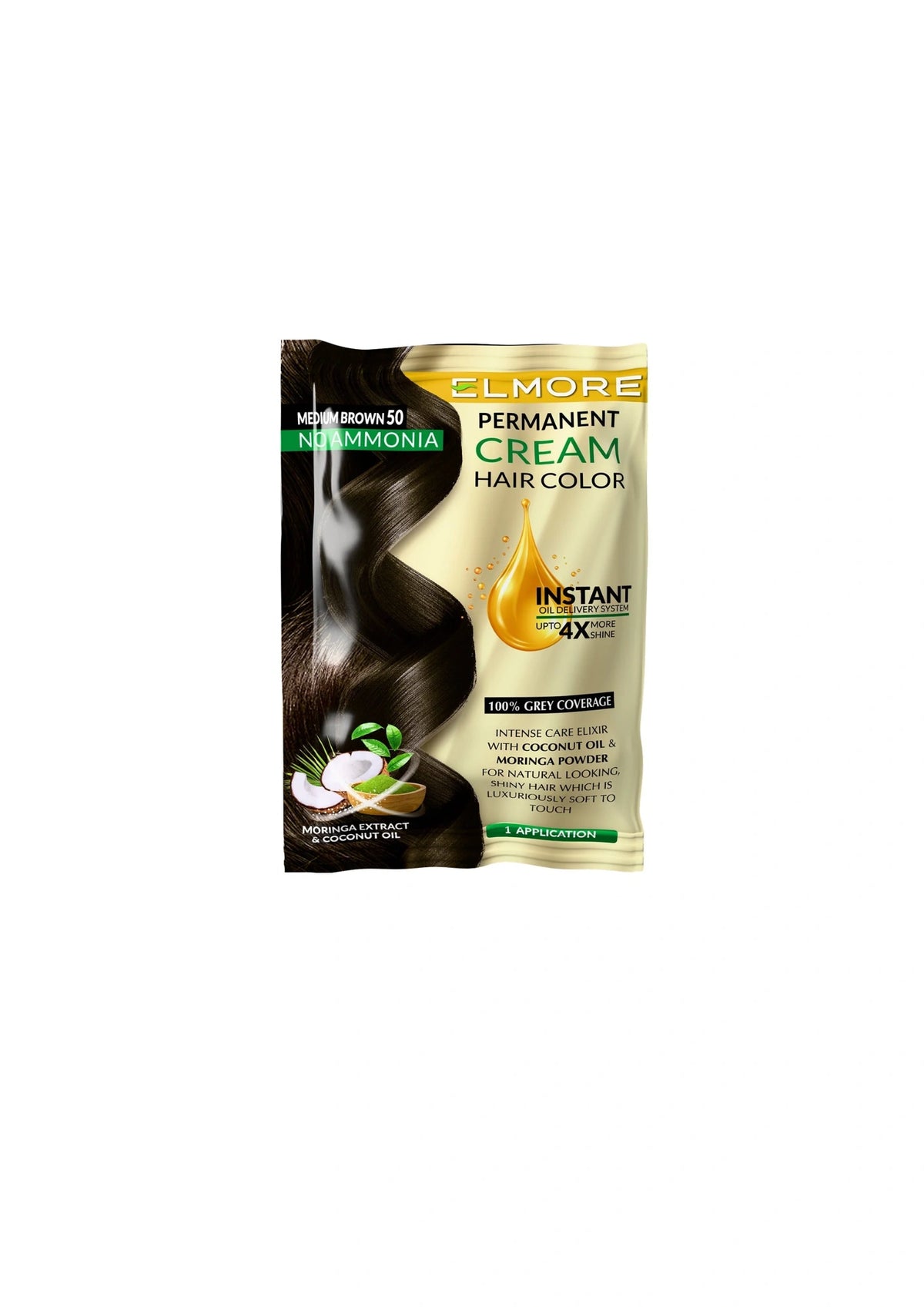 Elmore Advanced Cream Hair Color 50 Medium Brown