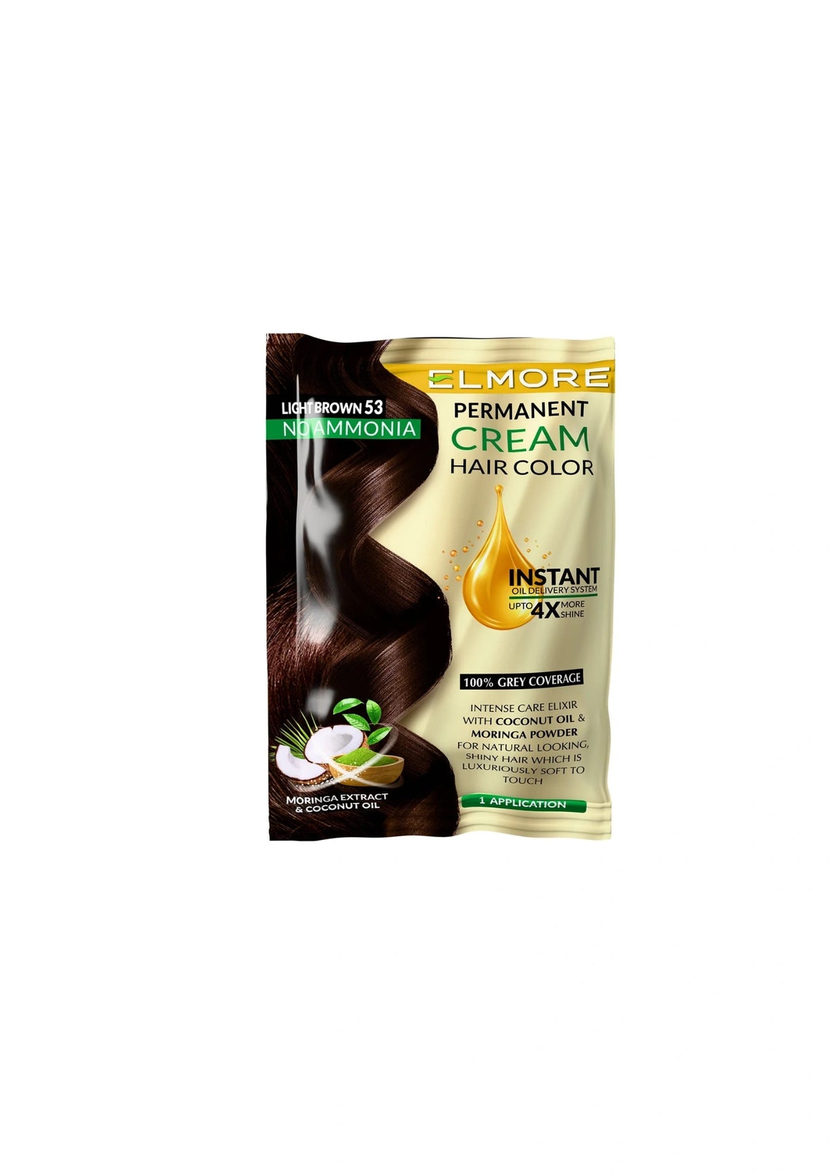Elmore Advanced Cream Hair Color 53 Light Brown