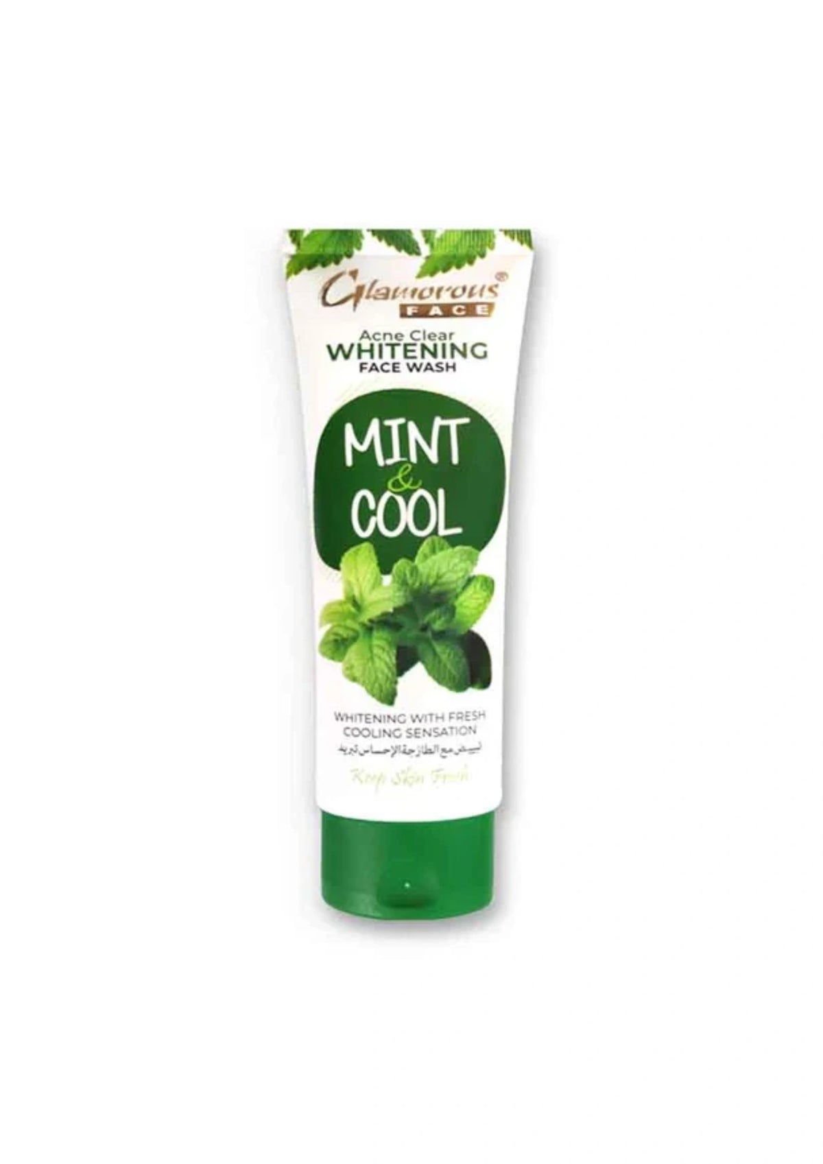 Glamorous Face Acne Clear Whitening Mint & Cool Face Wash 100gm