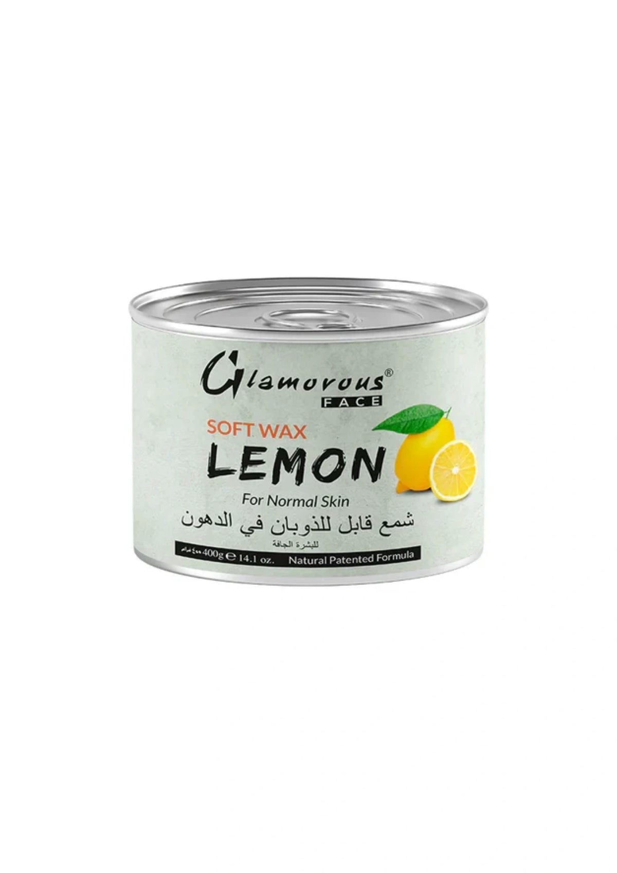 Glamorous Face Hair Removal Soft Wax (Lemon) 400g for Dry Skin Tone