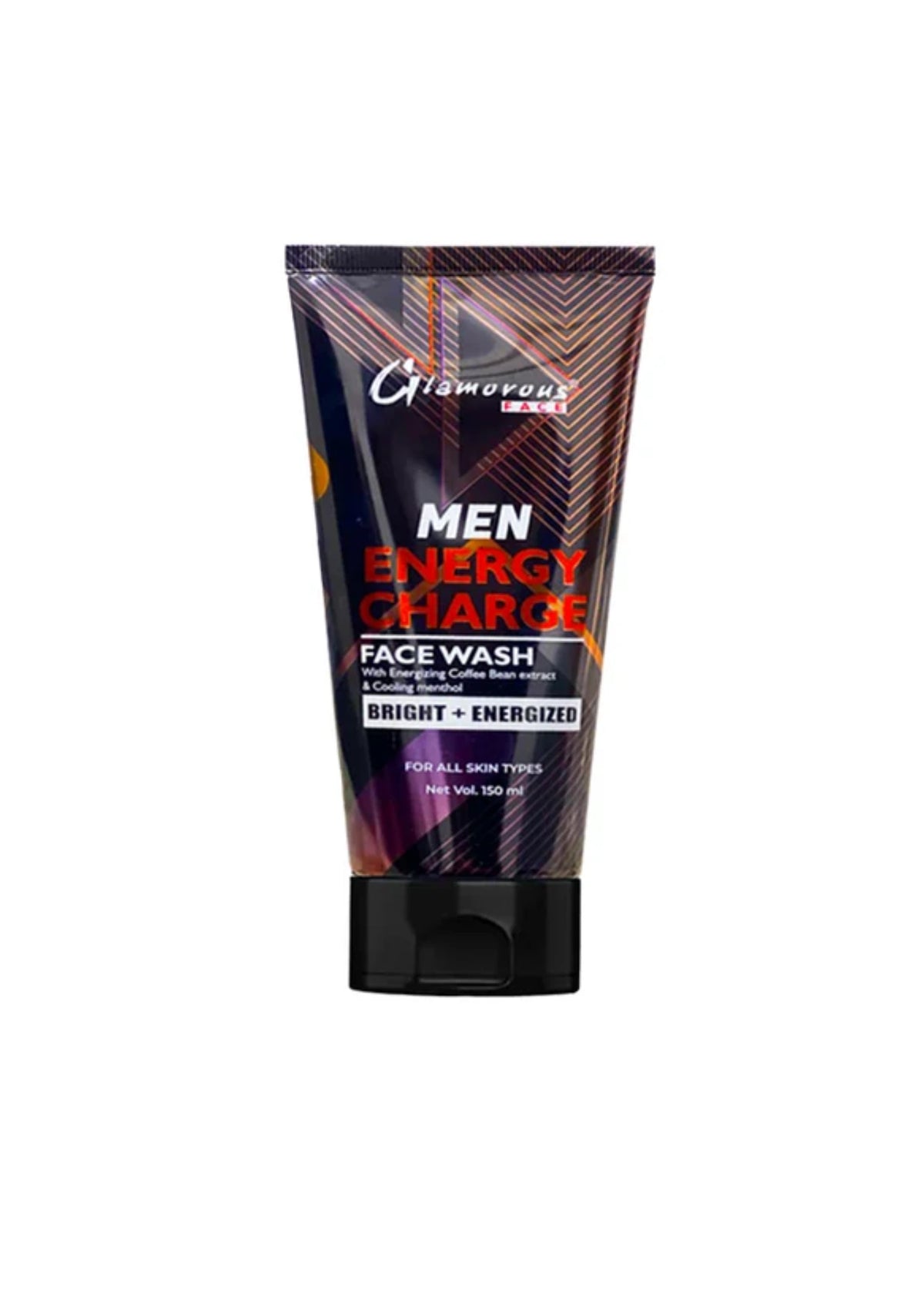 Glamorous Face Men Energy Charger Face Wash Bright + Energized