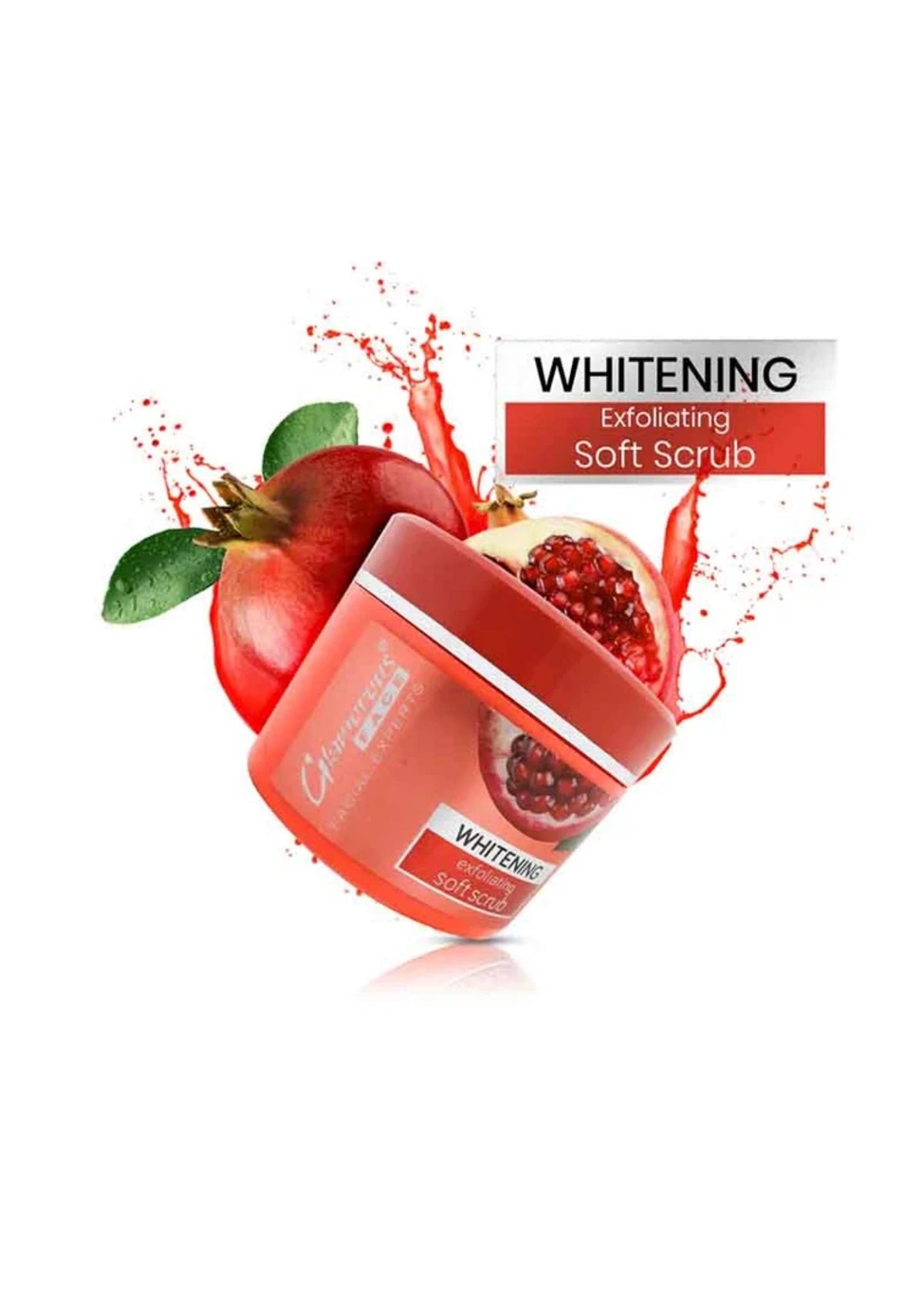 Glamorous Face Whitening Exfoliating Soft Scrub (Jar 500ml)