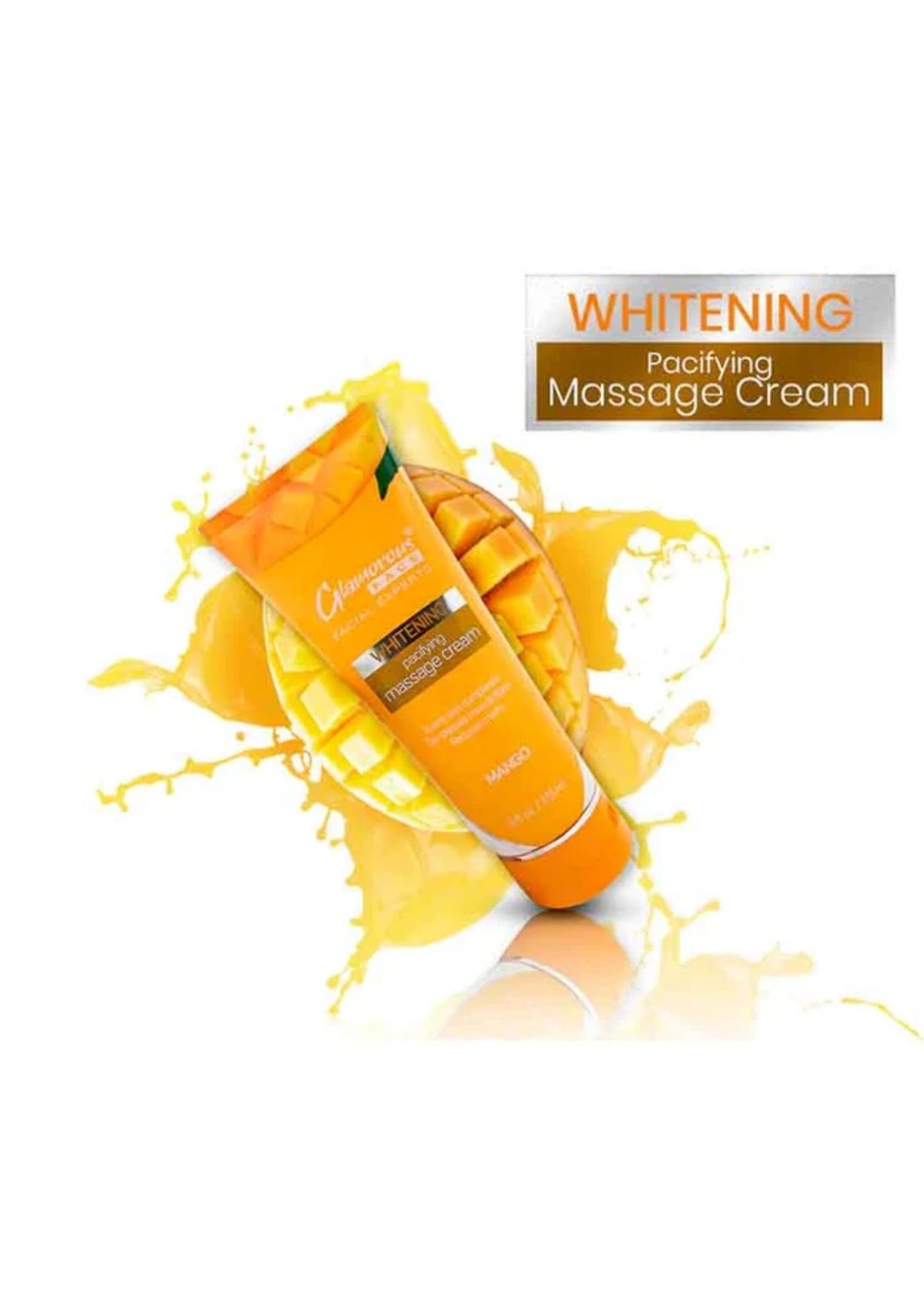 Glamorous Face Whitening Pacifying Massage Cream (TUBE 175ML)