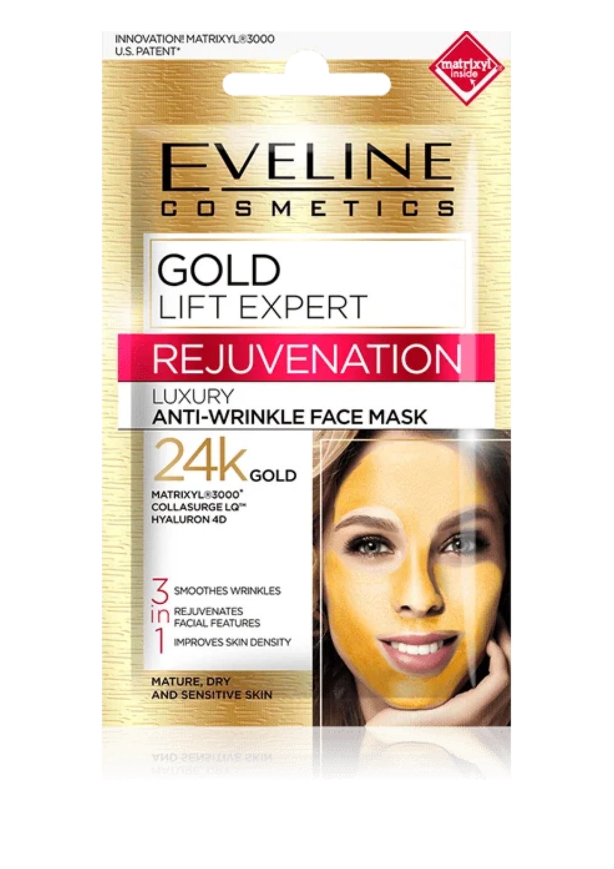 Gold Lift Expert - Luxury Anti-Wrinkle Face Mask with 24K Gold