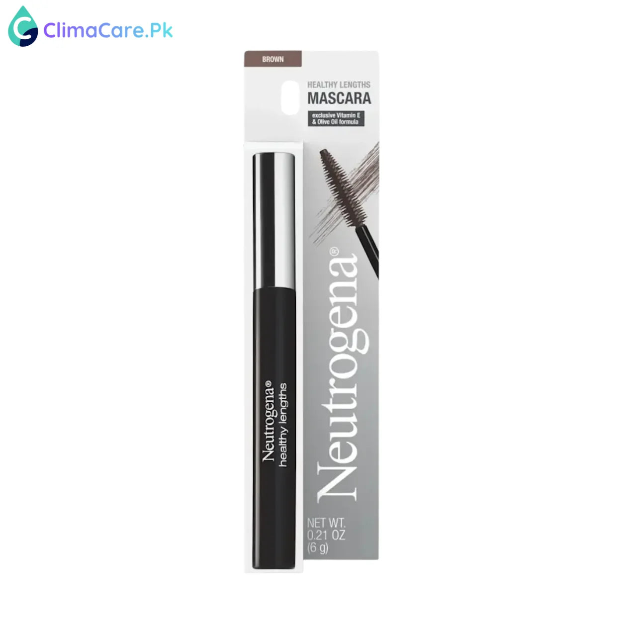 NEUTROGENA Healthy Lengths Lengthening Mascara, Brown, 0.21 Oz