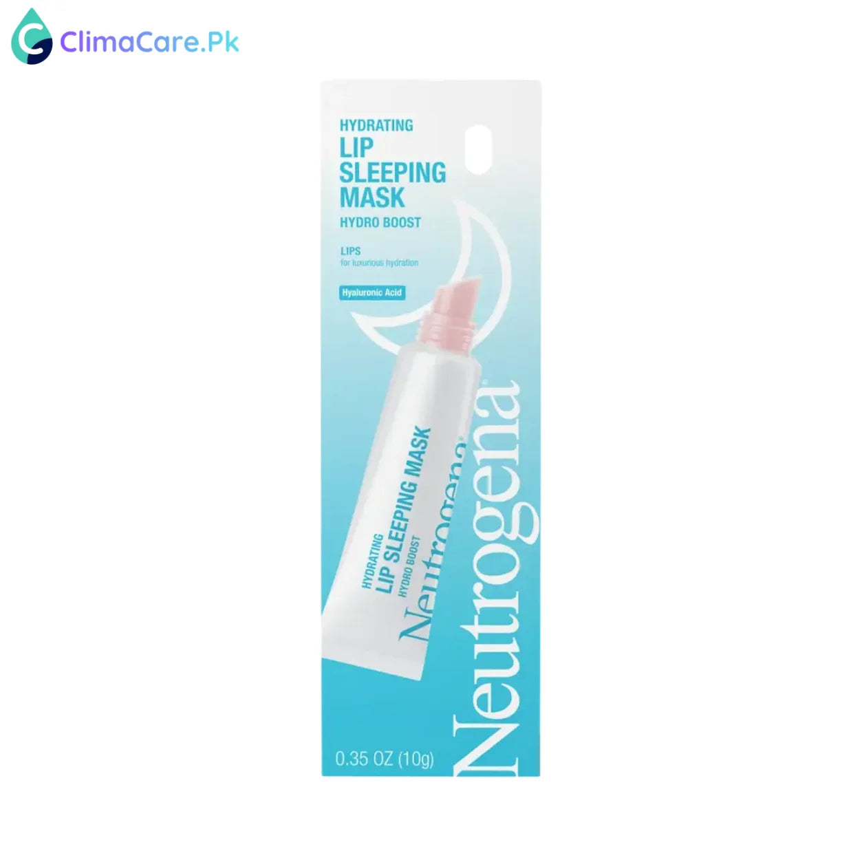 NEUTROGENA Hydro Boost Hydrating Clear Lip Sleeping Mask with Hyaluronic Acid, 0.35 Oz